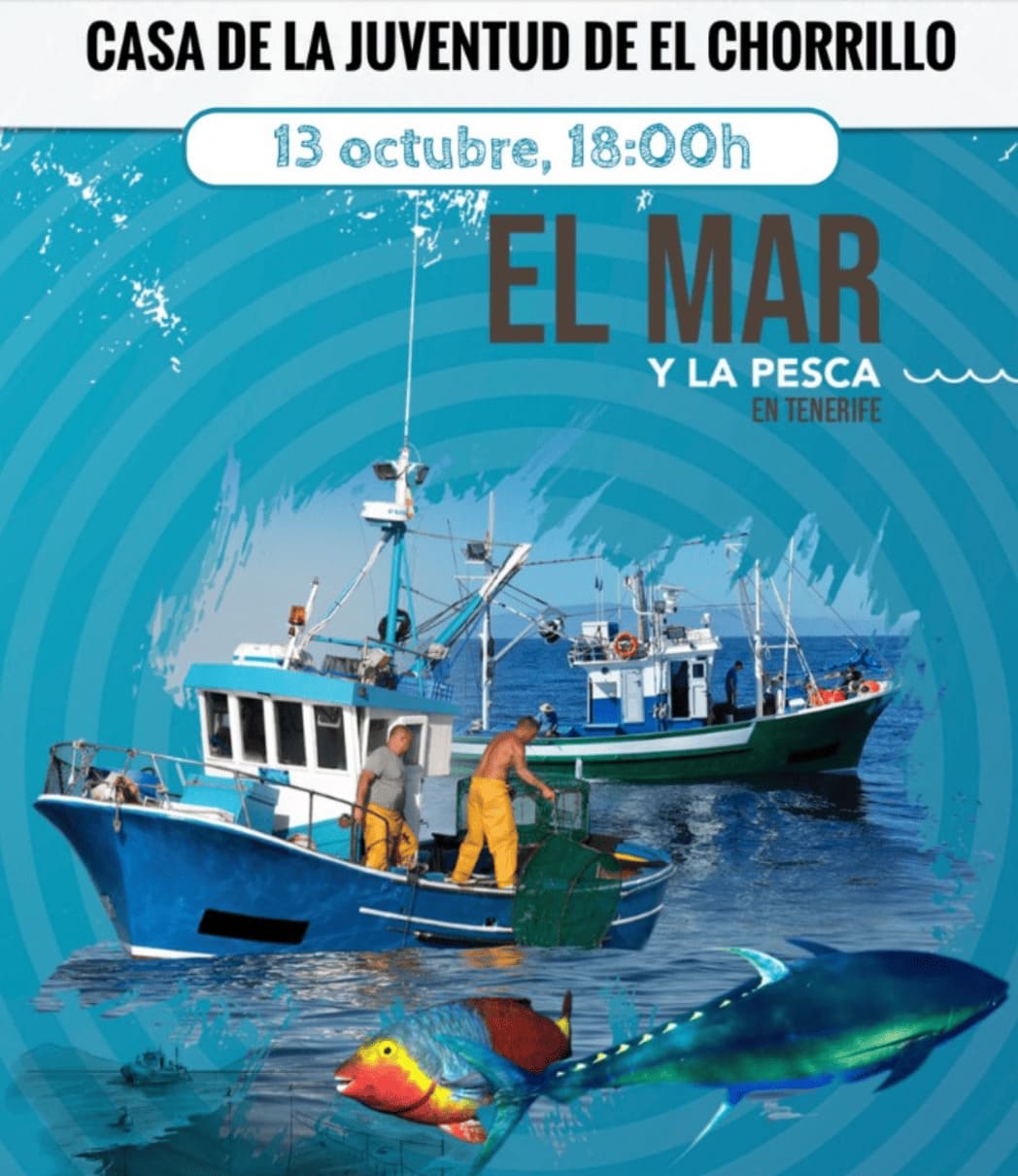 cartel seminario "el mar y la pesca en Tenerife"
