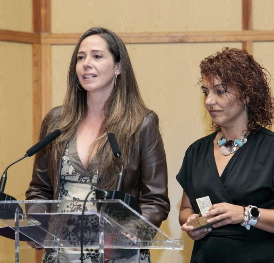 imagen de Raquel de la Cruz Modino en conferencia